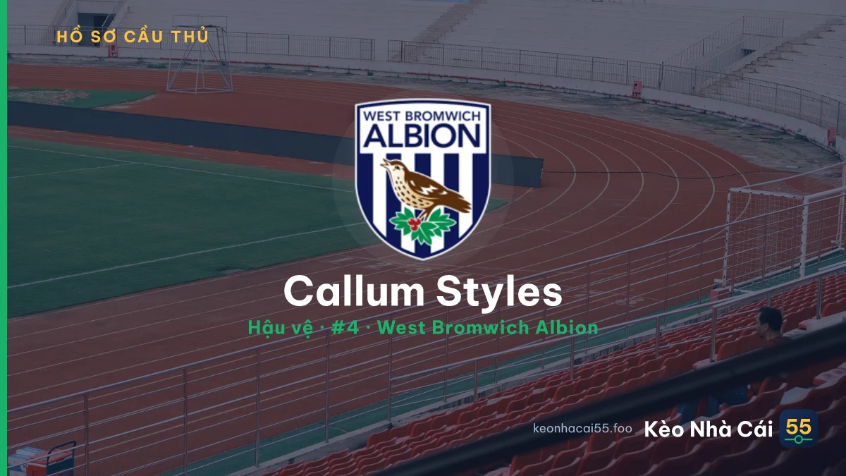 Callum Styles — West Bromwich Albion