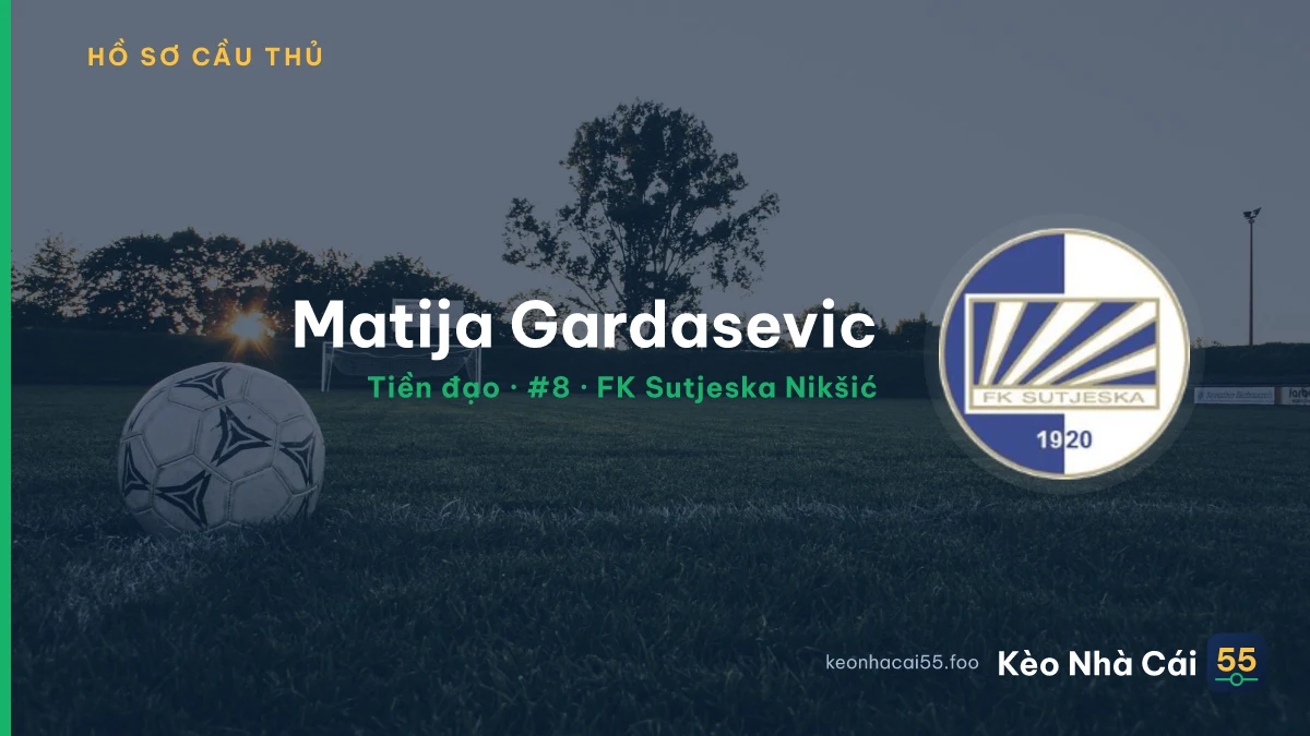 Matija Gardasevic — FK Sutjeska Nikšić