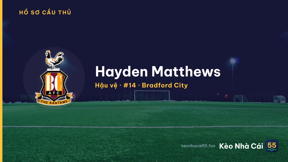 Hayden Matthews — Bradford City