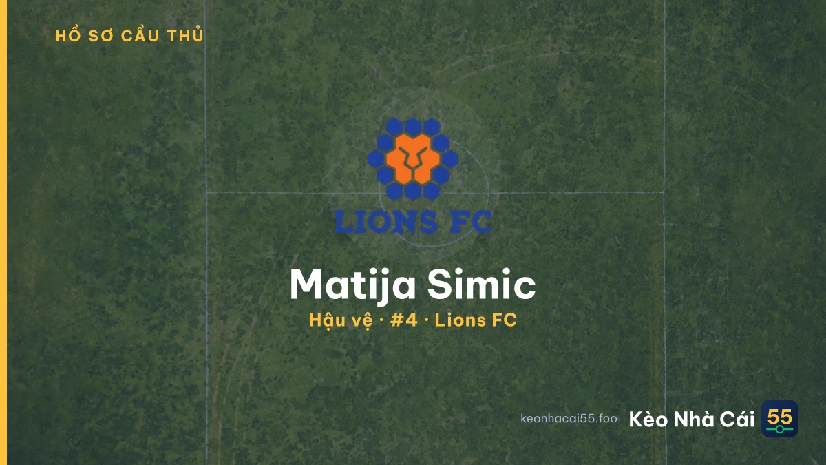 Matija Simic — Lions FC