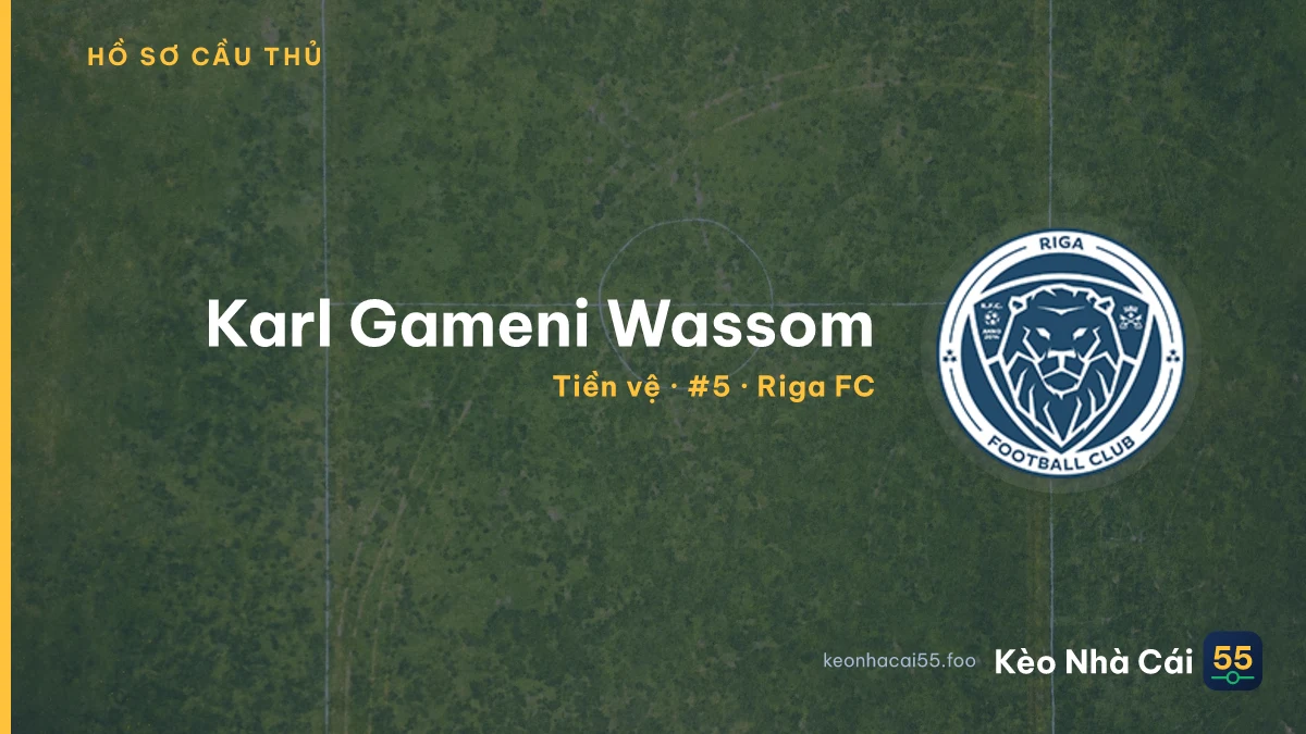 Karl Gameni Wassom — Riga FC