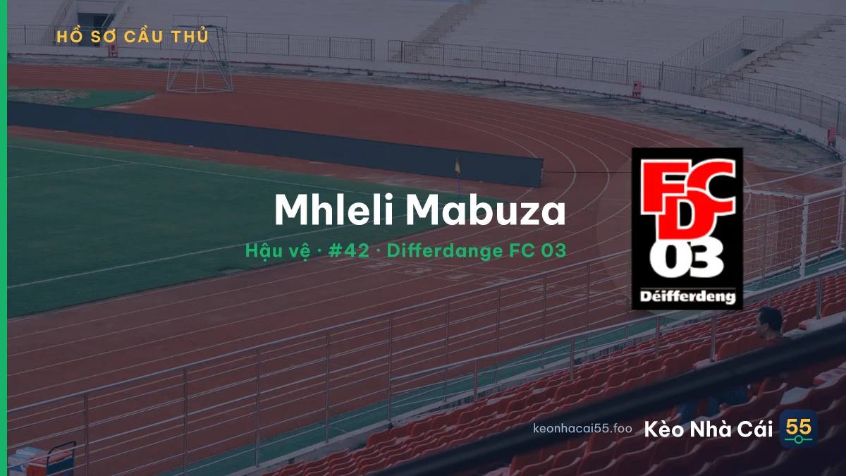 Mhleli Mabuza — Differdange FC 03