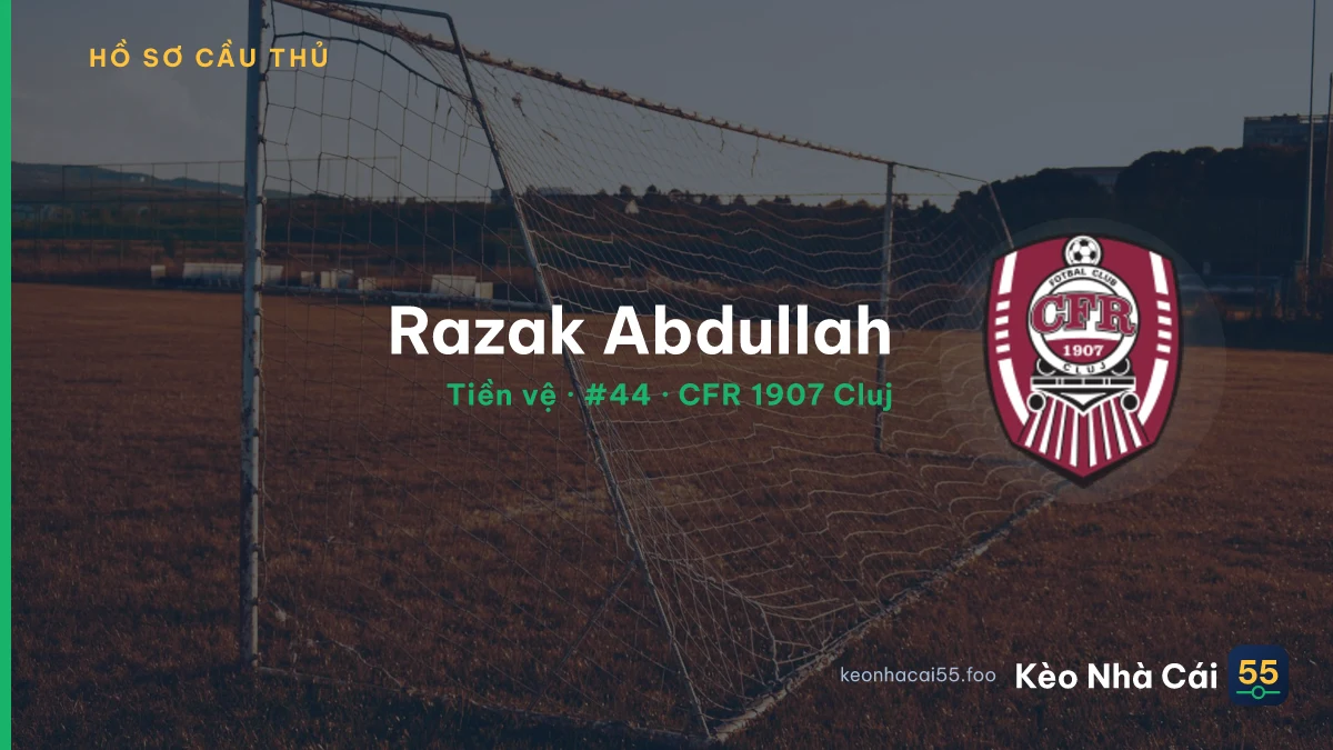 Razak Abdullah — CFR 1907 Cluj