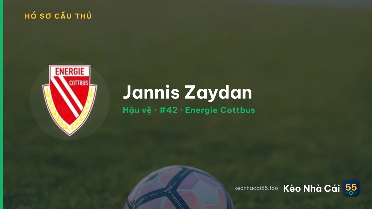 Jannis Zaydan — Energie Cottbus