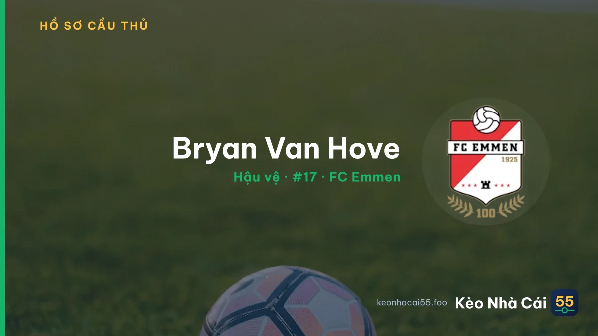 Bryan Van Hove — FC Emmen