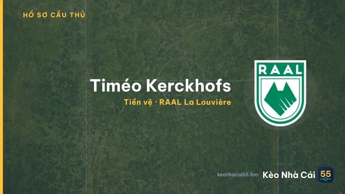 Timéo Kerckhofs — RAAL La Louvière