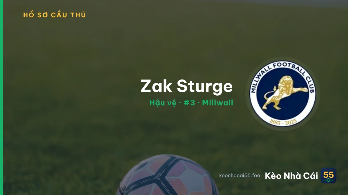 Zak Sturge — Millwall