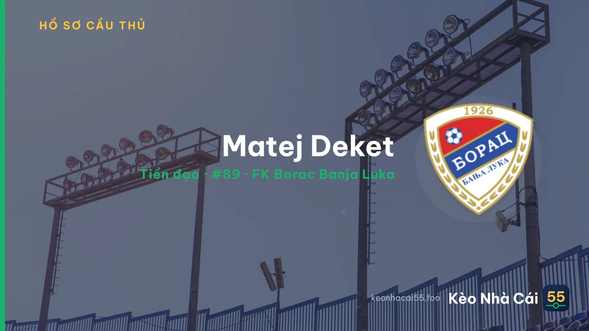 Matej Deket — FK Borac Banja Luka