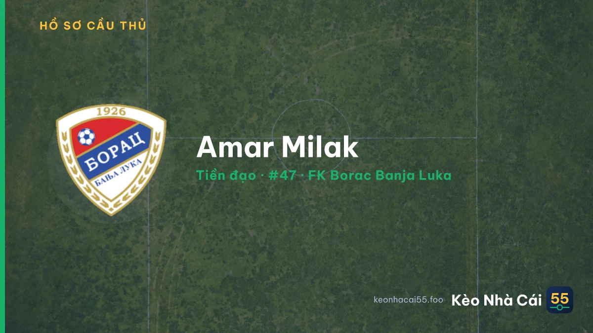 Amar Milak — FK Borac Banja Luka