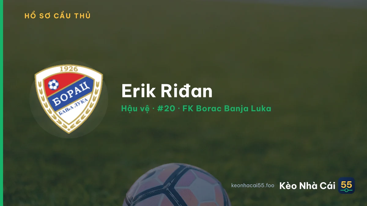 Erik Riđan — FK Borac Banja Luka