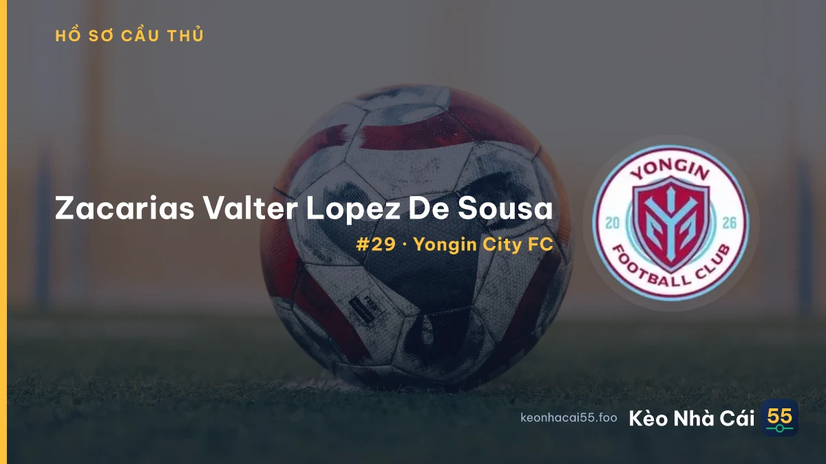 Zacarias Valter Lopez De Sousa — Yongin City FC