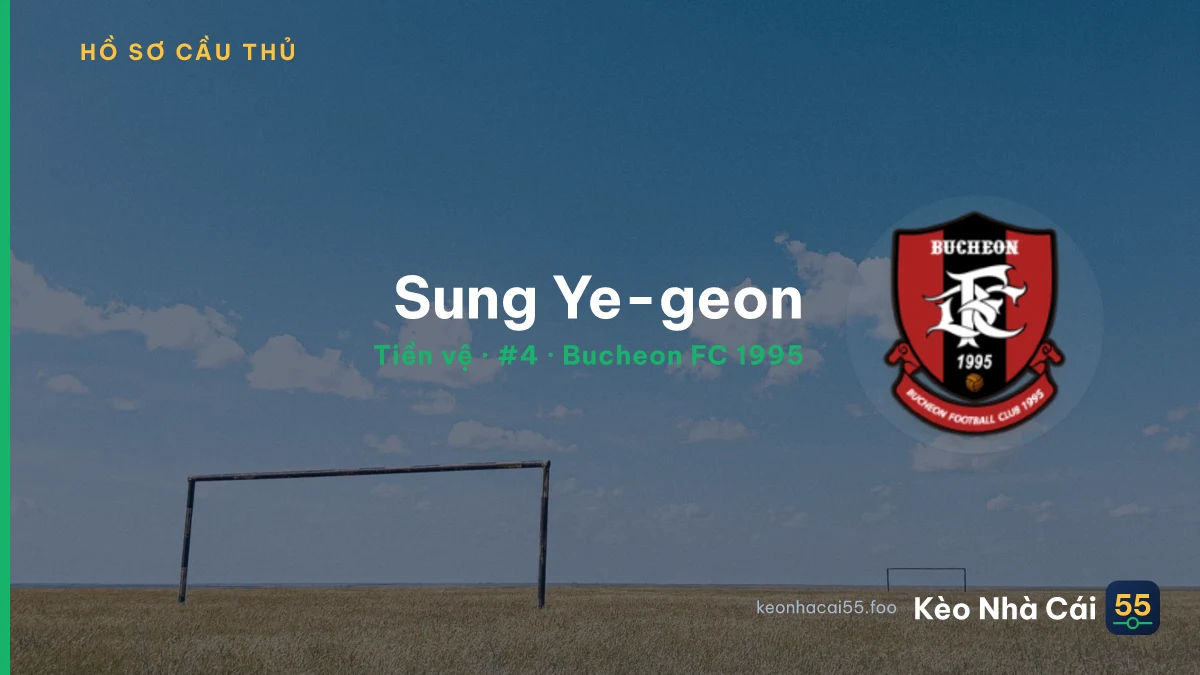 Sung Ye-geon — Bucheon FC 1995
