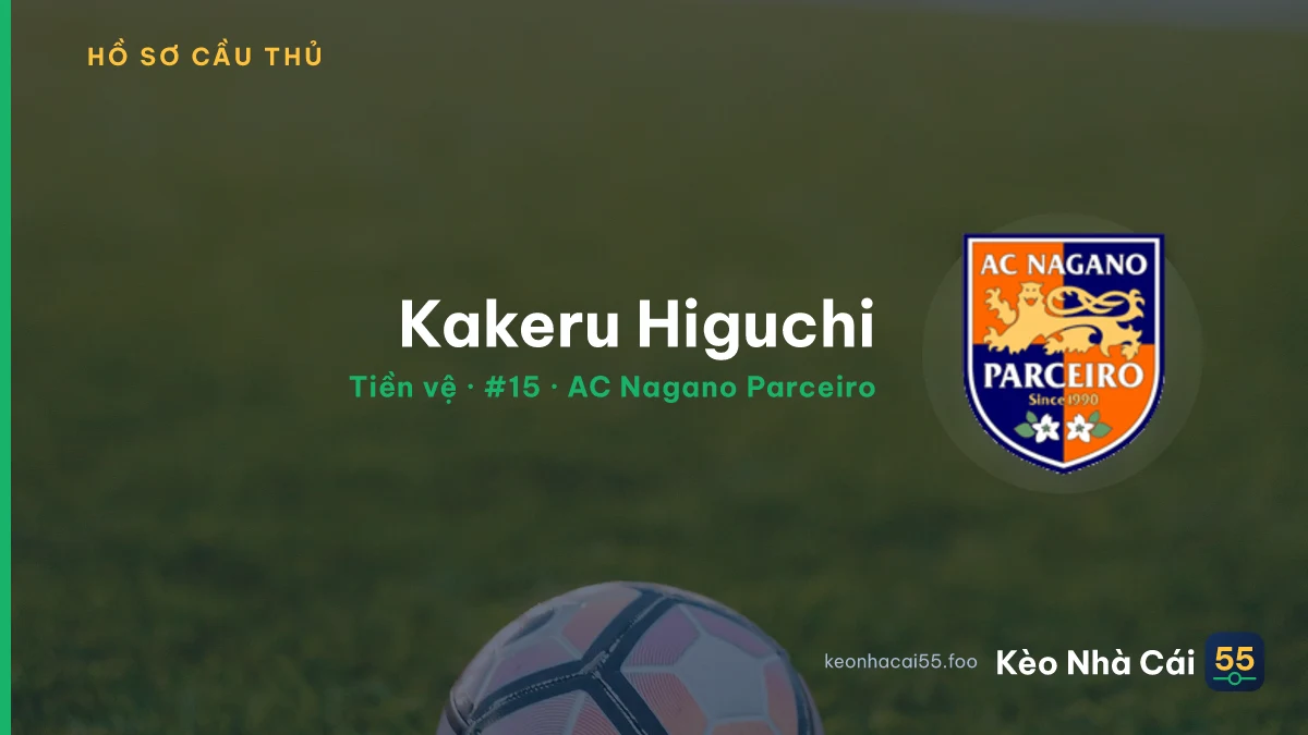 Kakeru Higuchi — AC Nagano Parceiro