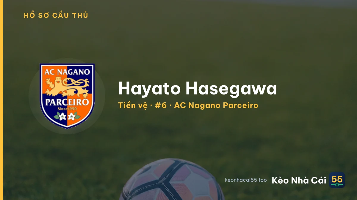 Hayato Hasegawa — AC Nagano Parceiro
