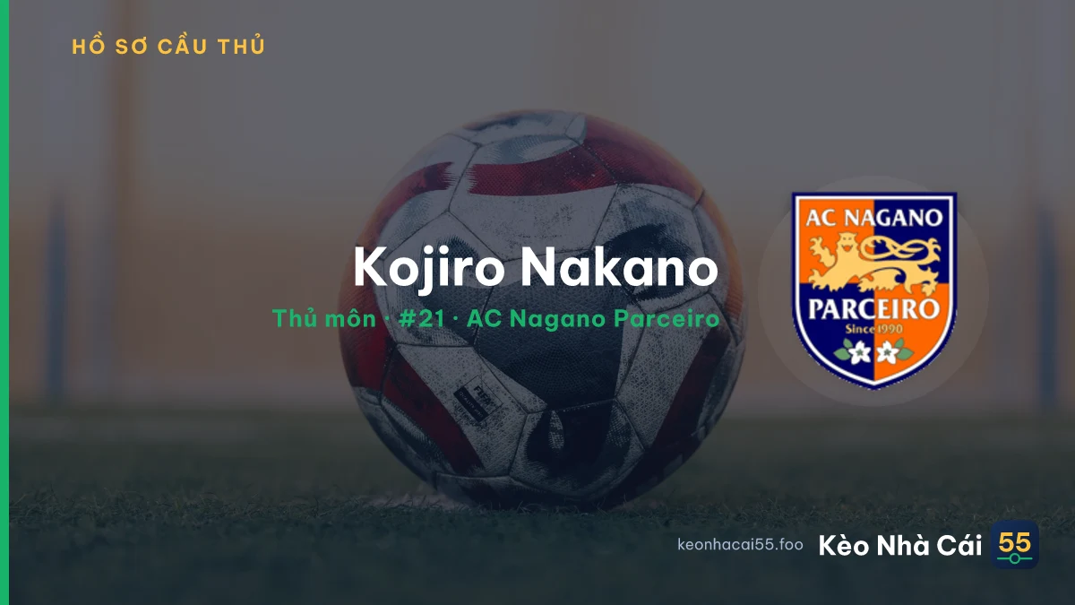 Kojiro Nakano — AC Nagano Parceiro
