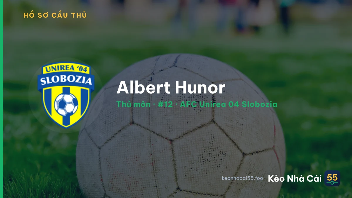 Albert Hunor — AFC Unirea 04 Slobozia