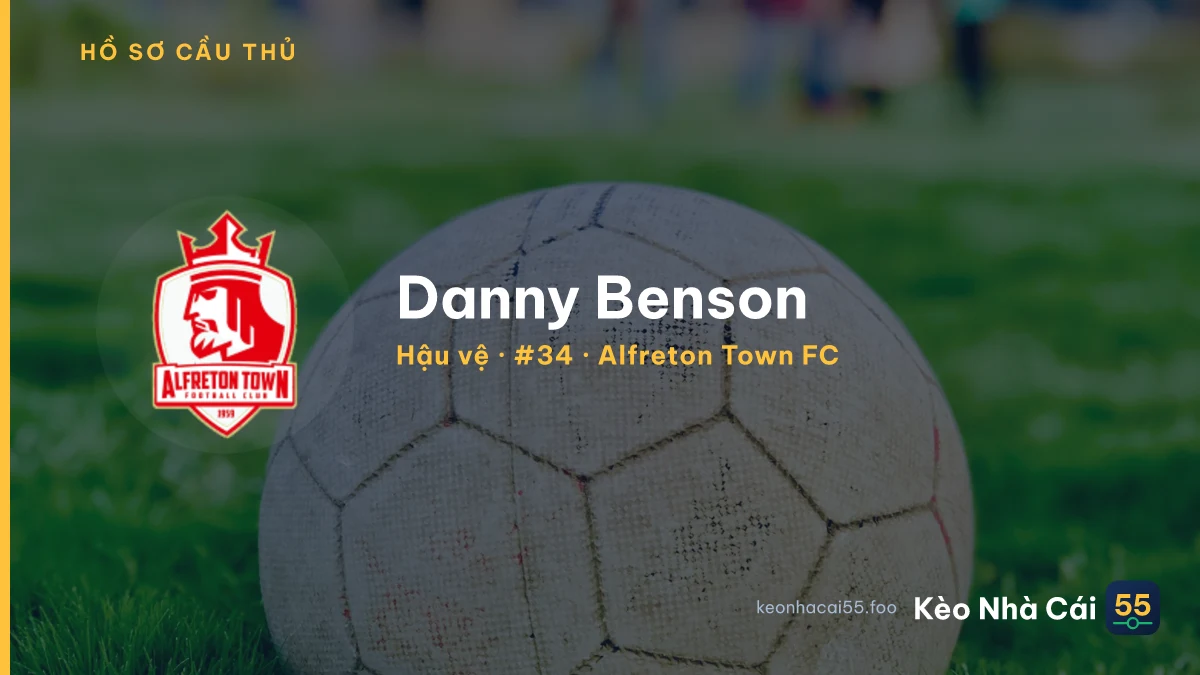 Danny Benson — Alfreton Town FC