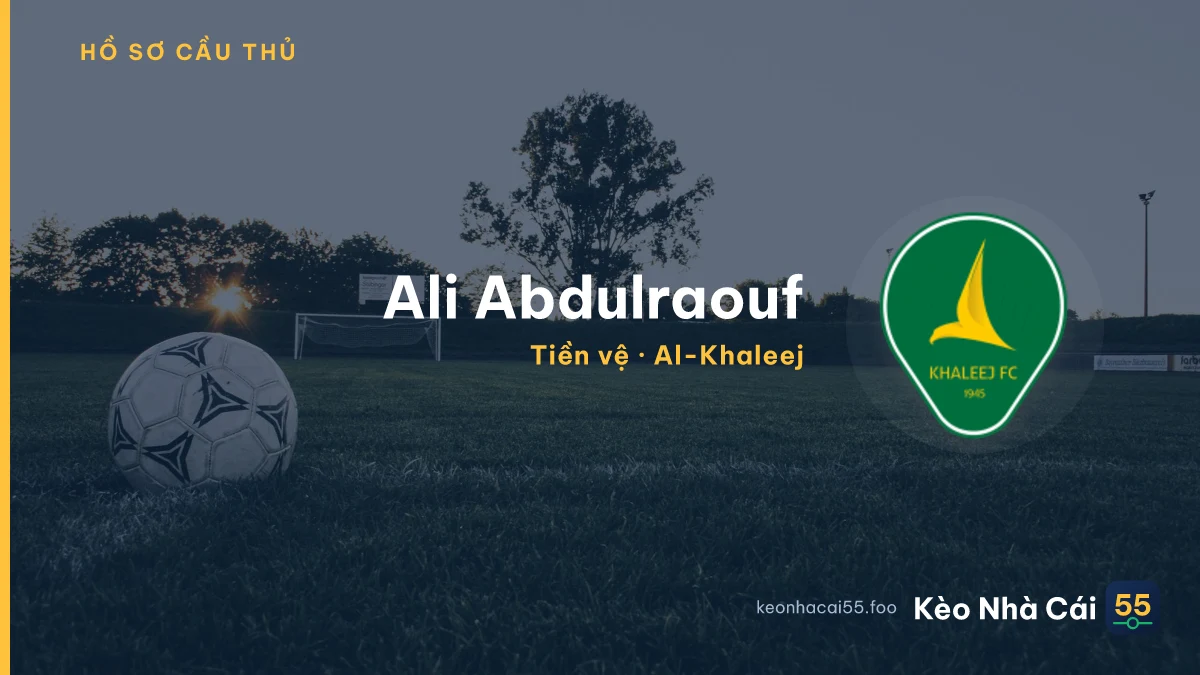 Ali Abdulraouf — Al-Khaleej