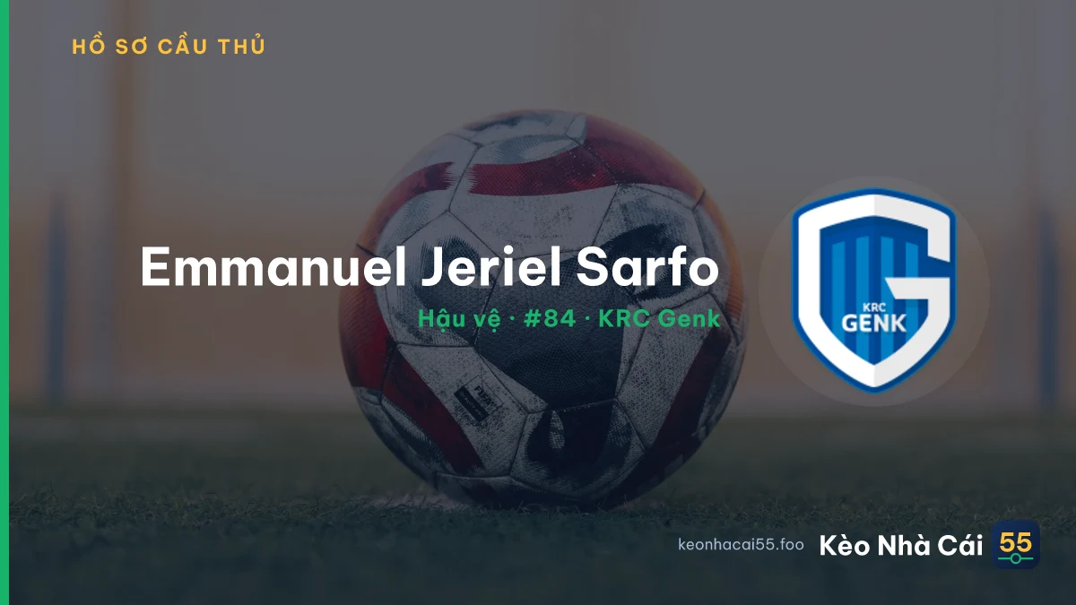 Emmanuel Jeriel Sarfo — KRC Genk