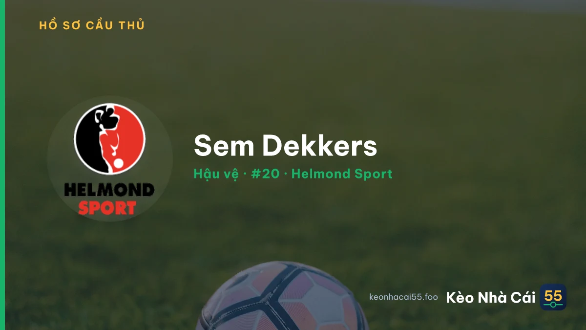 Sem Dekkers — Helmond Sport