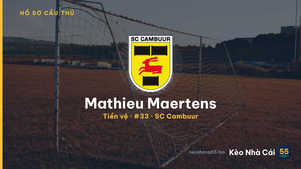 Mathieu Maertens — SC Cambuur