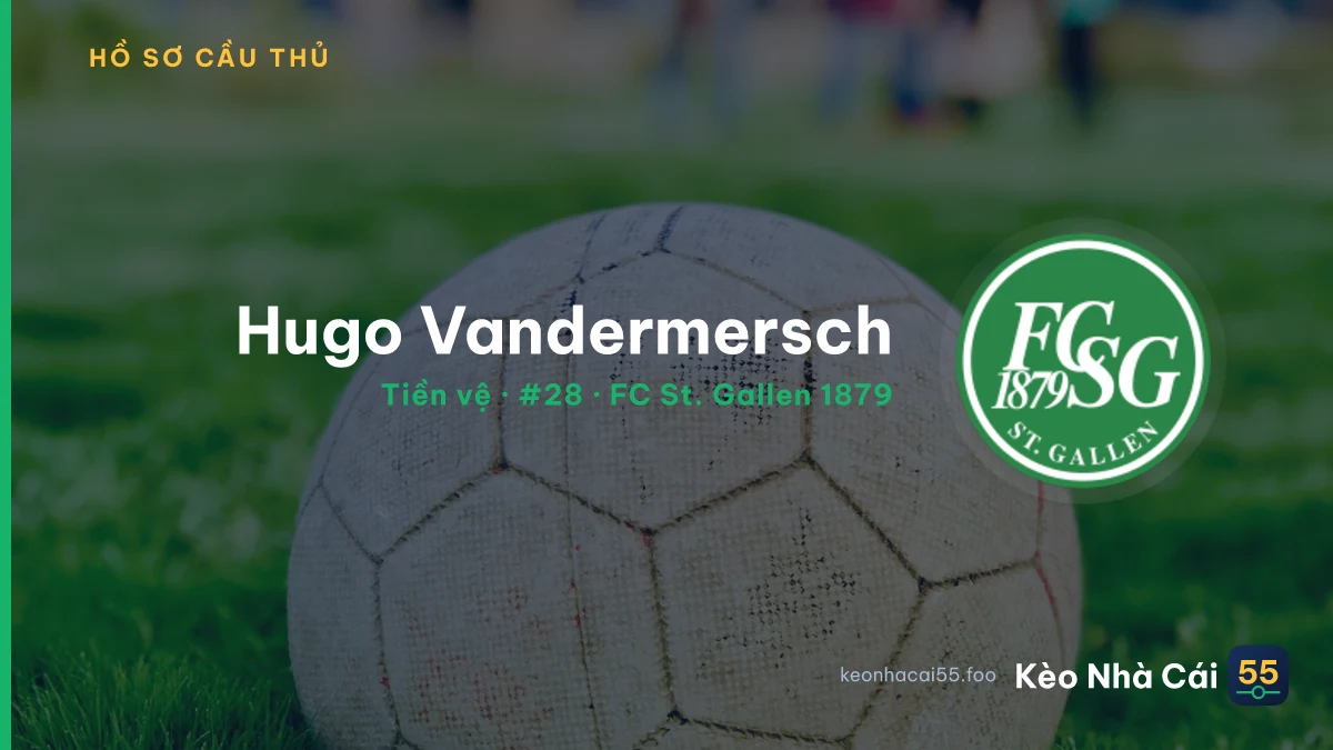Hugo Vandermersch — FC St. Gallen 1879