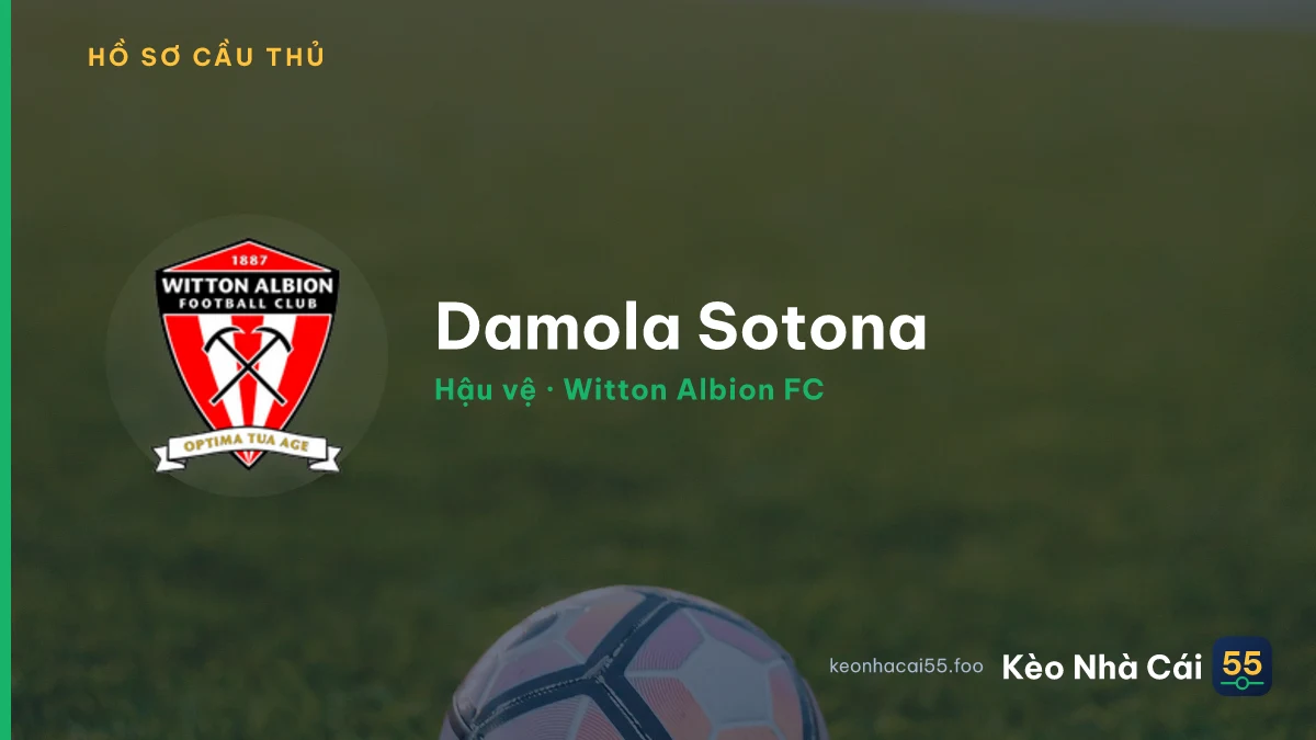 Damola Sotona — Witton Albion FC