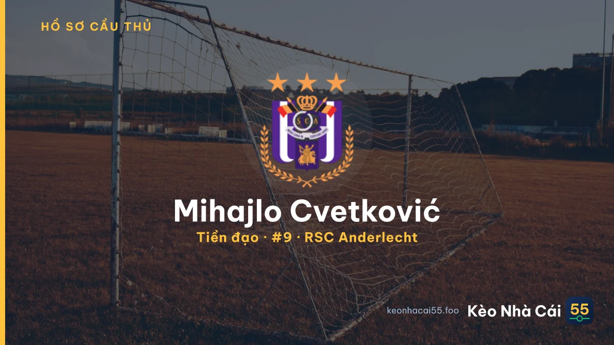 Mihajlo Cvetković — RSC Anderlecht