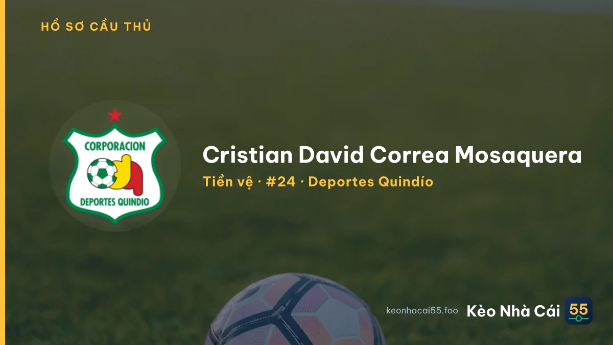 Cristian David Correa Mosaquera — Deportes Quindío