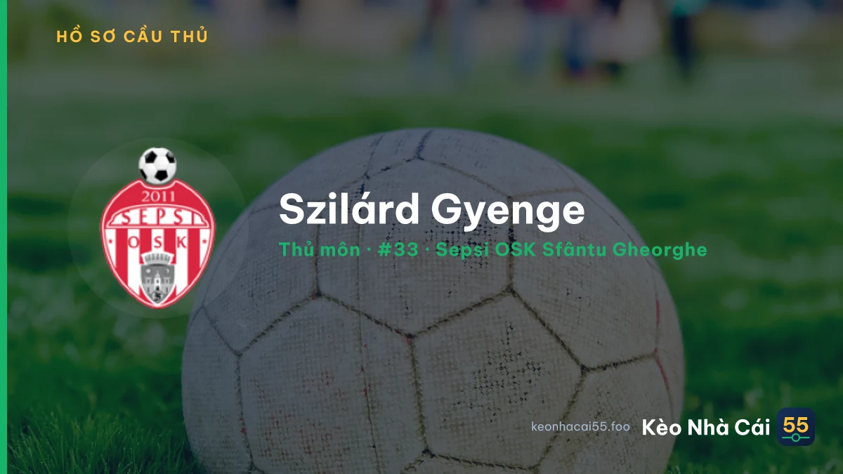 Szilárd Gyenge — Sepsi OSK Sfântu Gheorghe