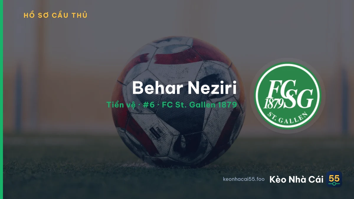 Behar Neziri — FC St. Gallen 1879