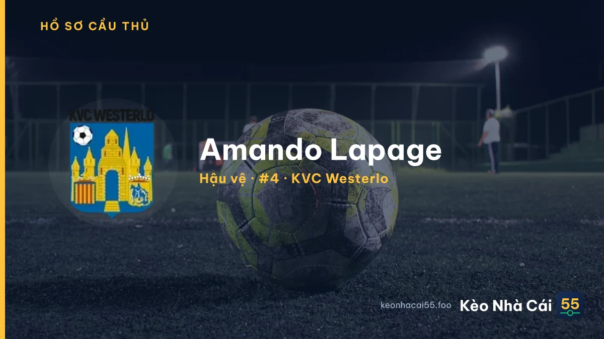 Amando Lapage — KVC Westerlo