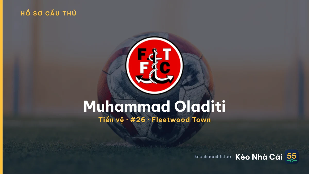 Muhammad Oladiti — Fleetwood Town
