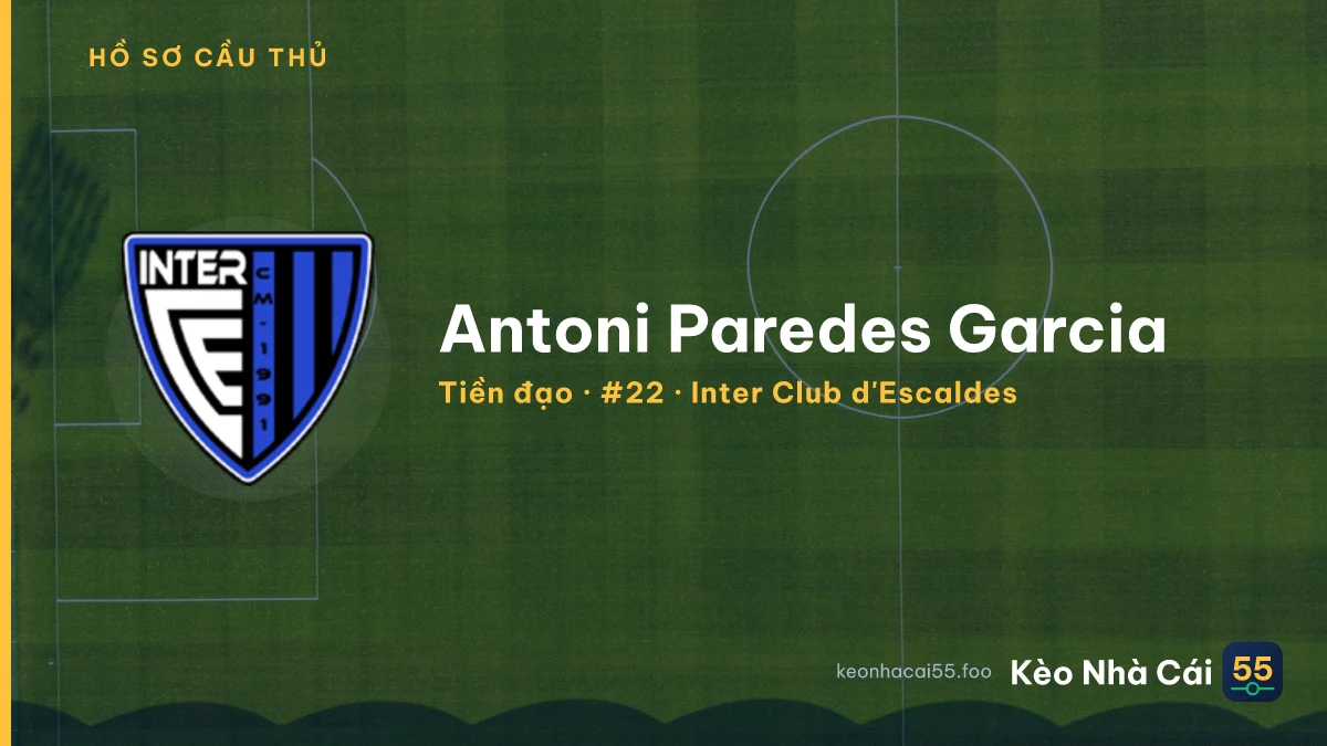 Antoni Paredes Garcia — Inter Club d'Escaldes