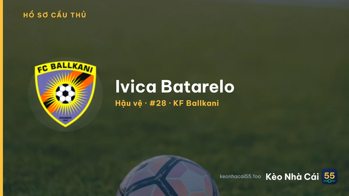 Ivica Batarelo — KF Ballkani