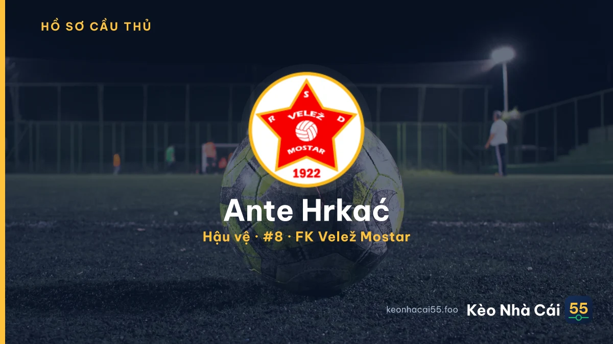 Ante Hrkać — FK Velež Mostar