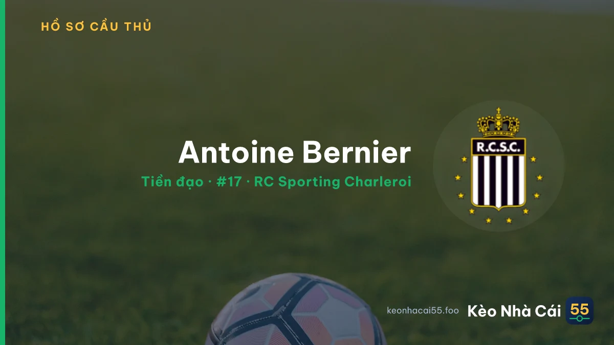 Antoine Bernier — RC Sporting Charleroi