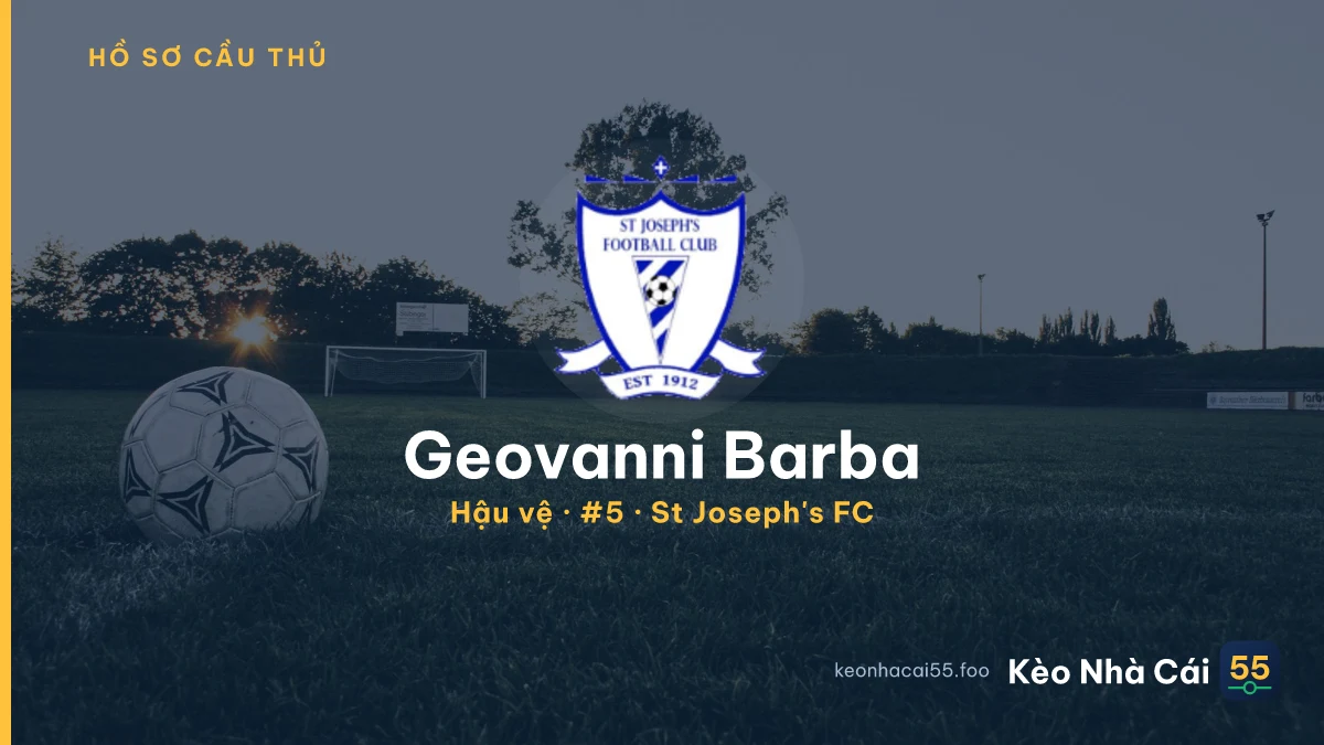 Geovanni Barba — St Joseph's FC
