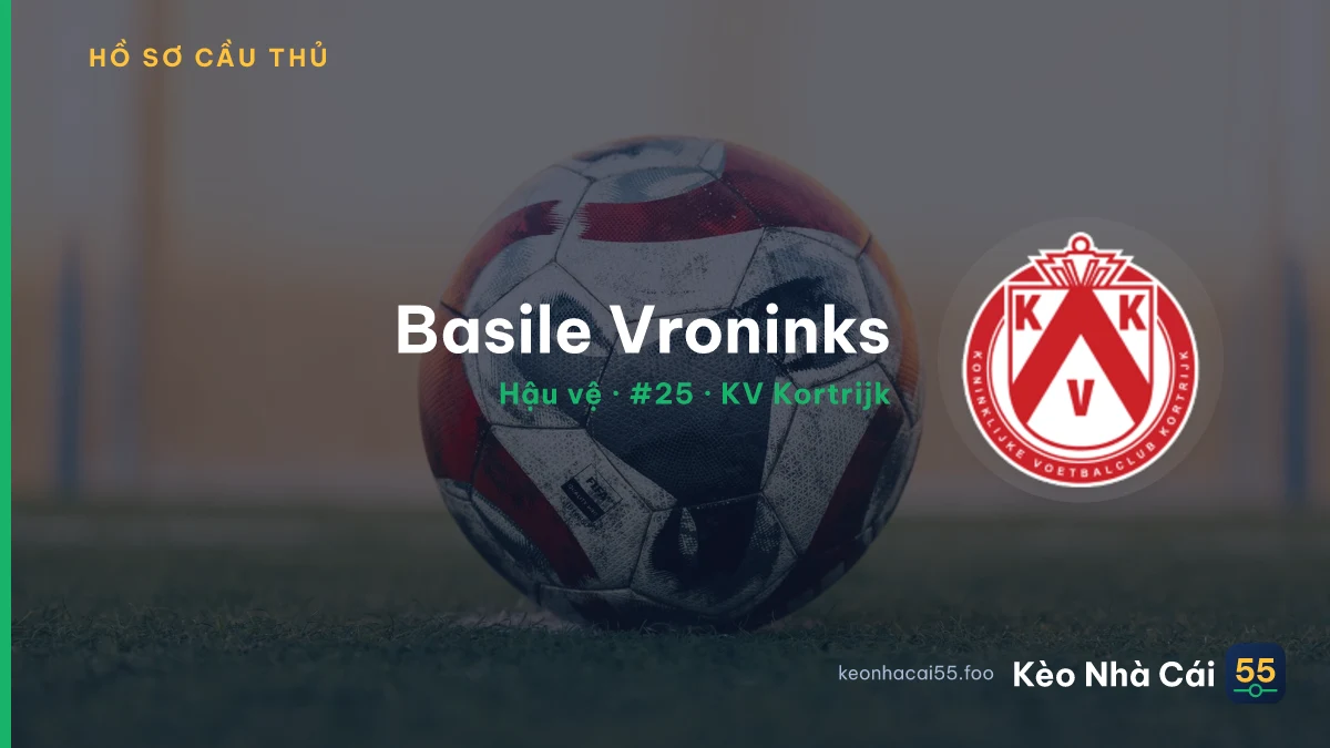 Basile Vroninks — KV Kortrijk