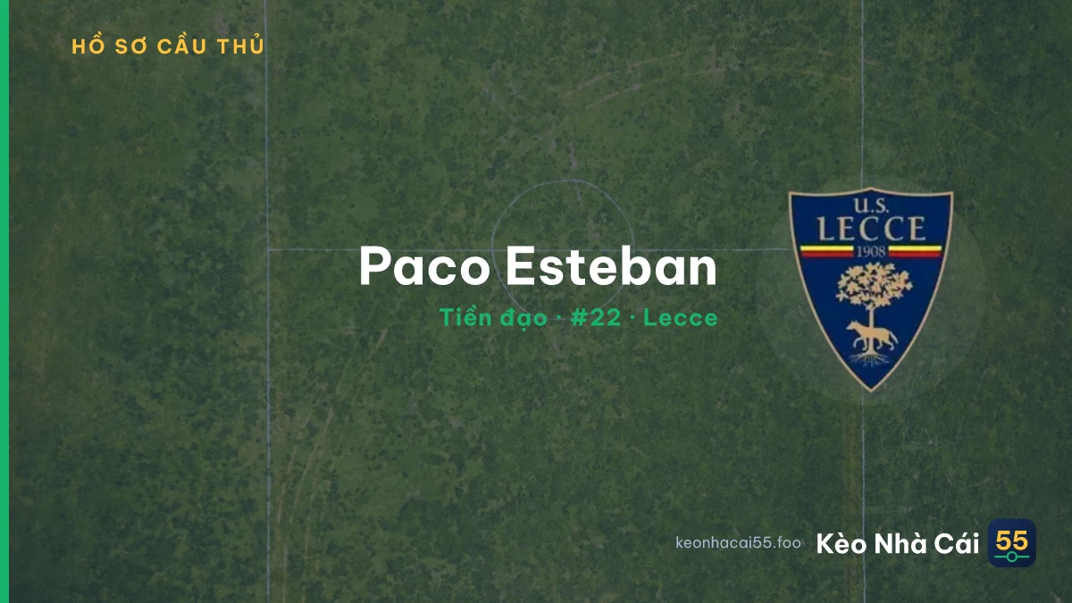 Paco Esteban — Lecce