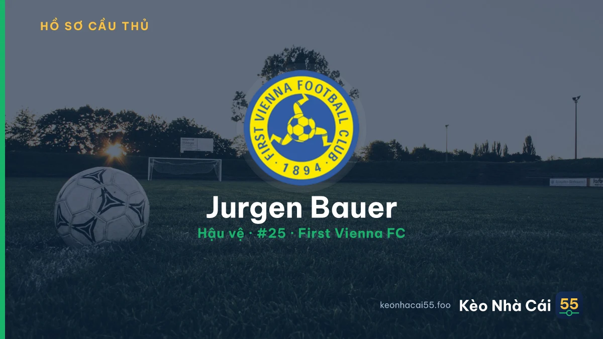 Jurgen Bauer — First Vienna FC