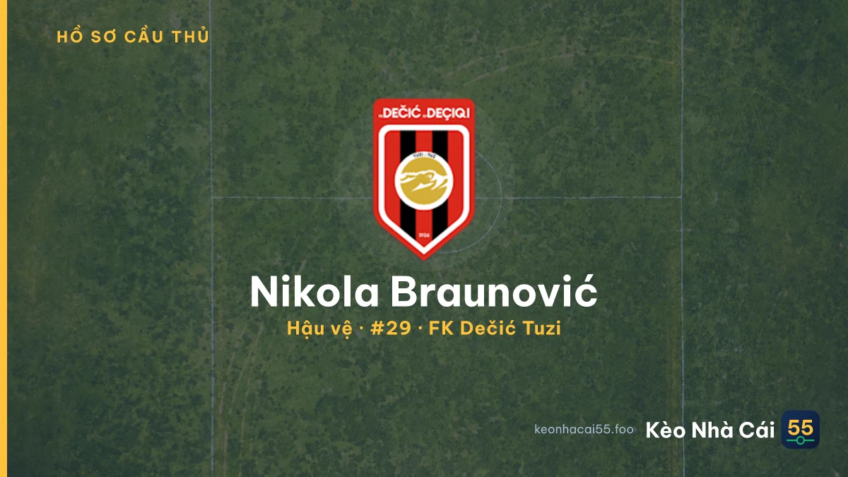 Nikola Braunović — FK Dečić Tuzi
