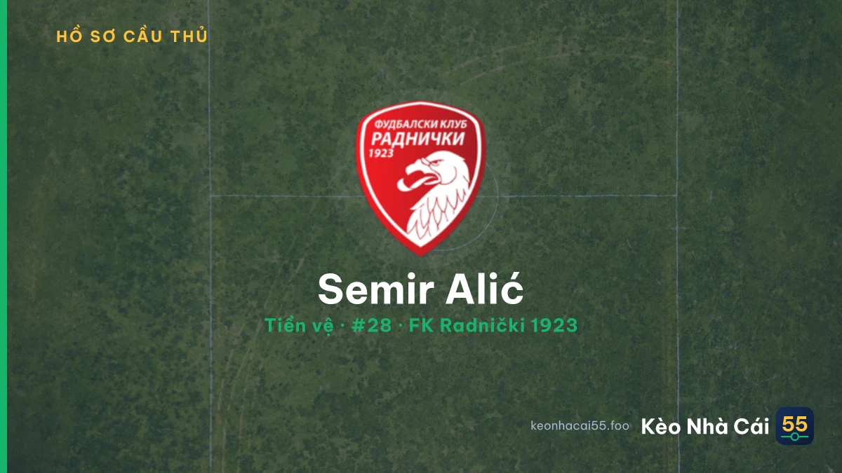 Semir Alić — FK Radnički 1923