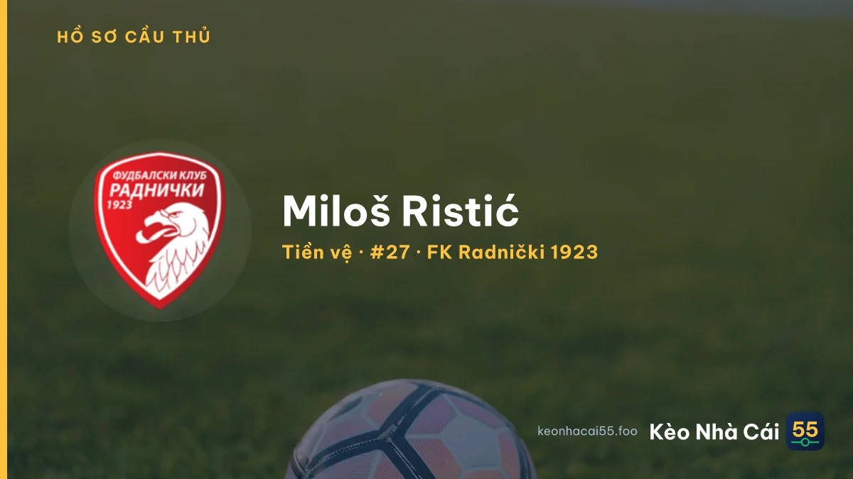 Miloš Ristić — FK Radnički 1923