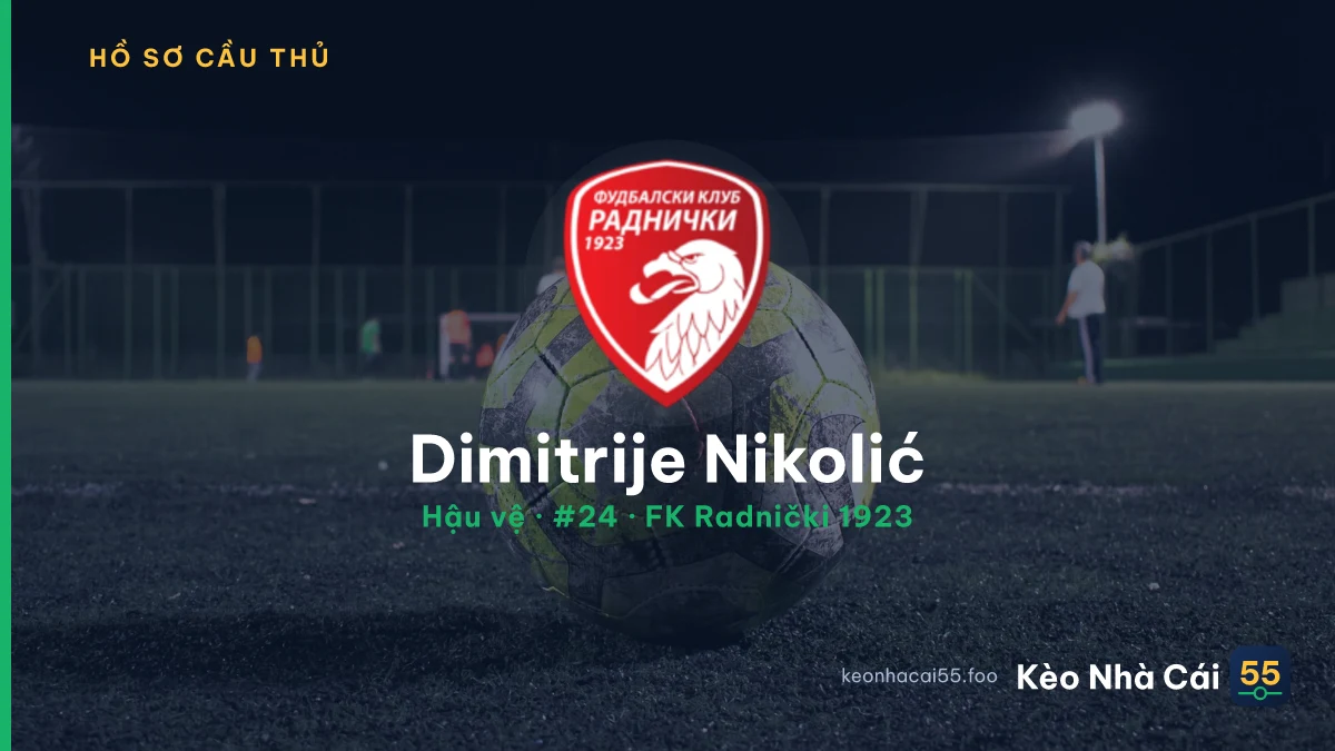 Dimitrije Nikolić — FK Radnički 1923