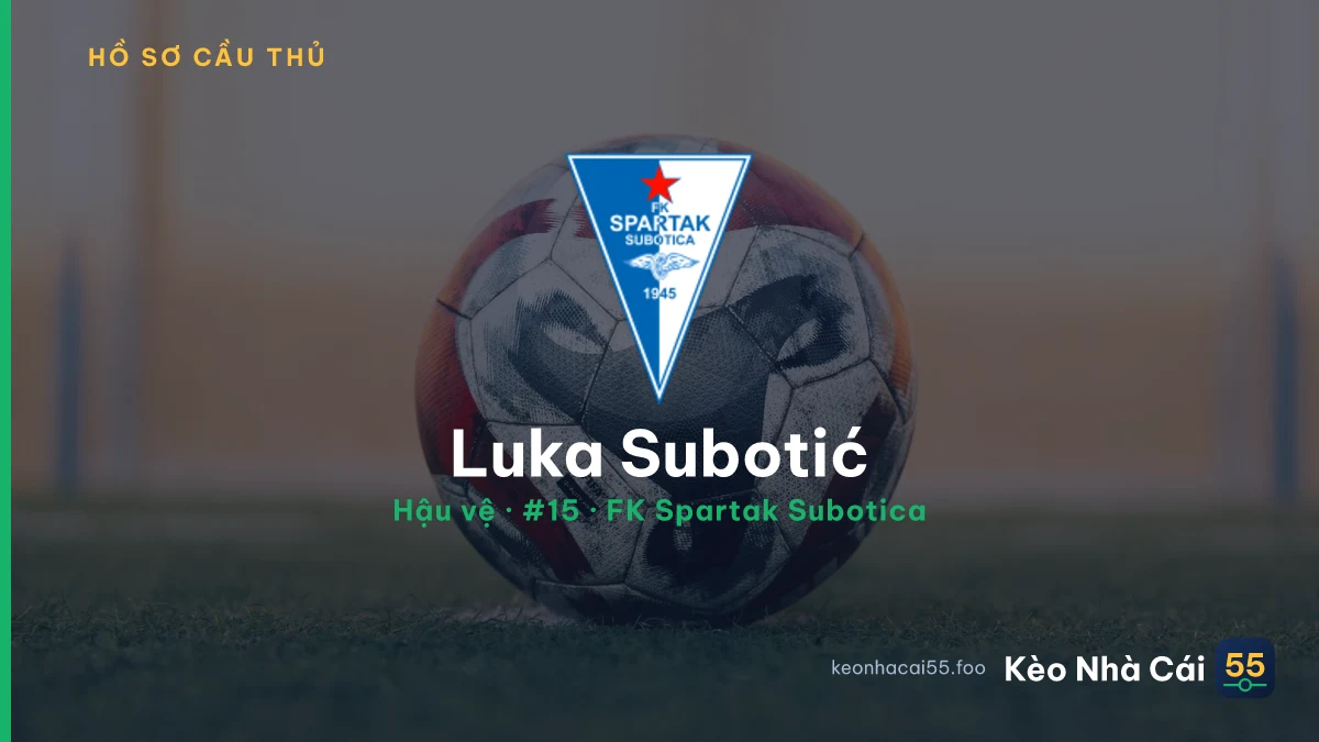 Luka Subotić — FK Spartak Subotica