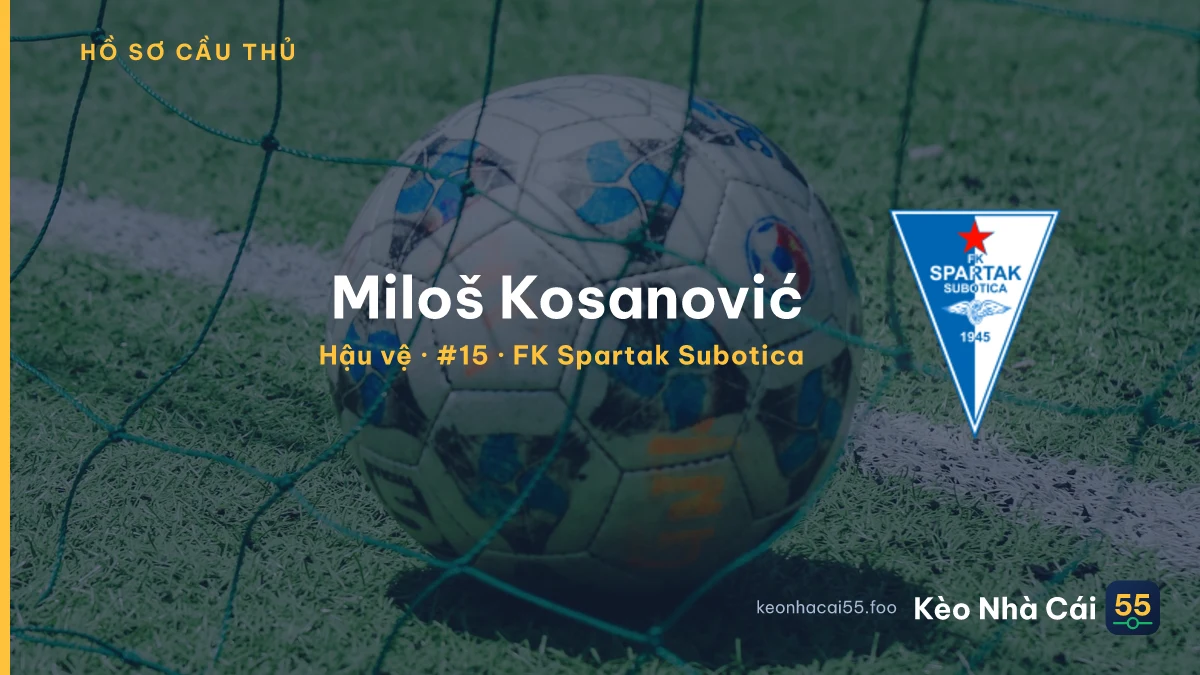 Miloš Kosanović — FK Spartak Subotica