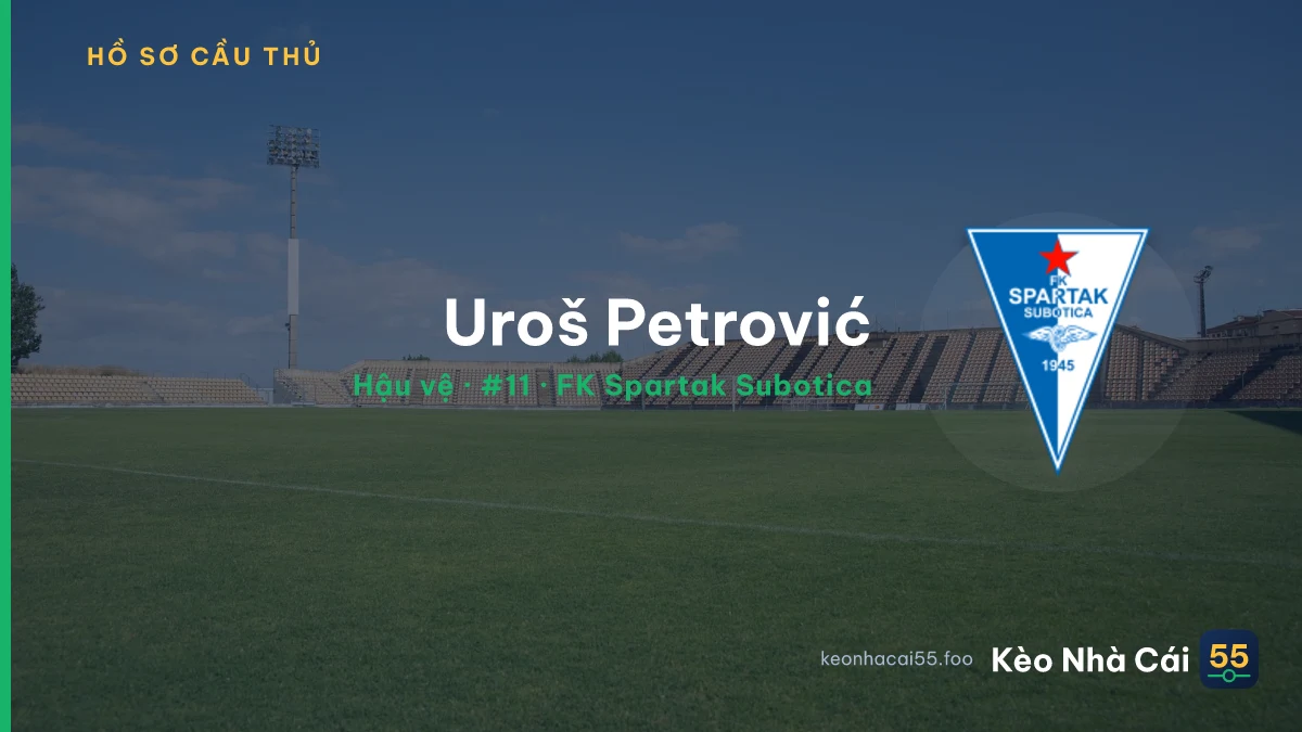 Uroš Petrović — FK Spartak Subotica