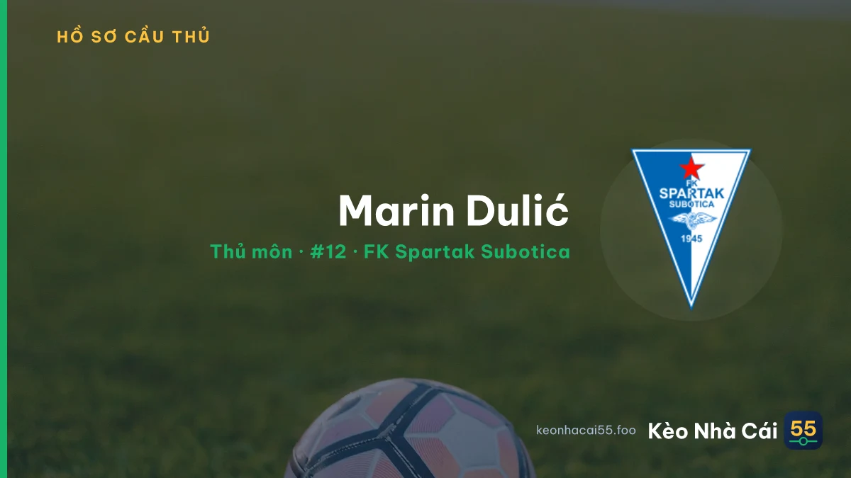 Marin Dulić — FK Spartak Subotica