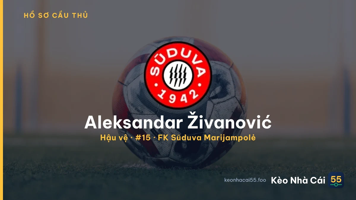 Aleksandar Živanović — FK Sūduva Marijampolė
